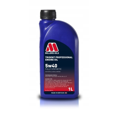 Millers oils 7625 TRIDENT A3/B4 5W40 1L 502/505.00