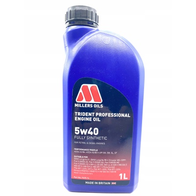 Millers oils 7625 TRIDENT A3/B4 5W40 1L 502/505.00 - obrazek 1