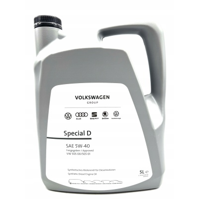 Oryginalny Olej VW Special D 5W40 505.00/505.01 5L - obrazek 1