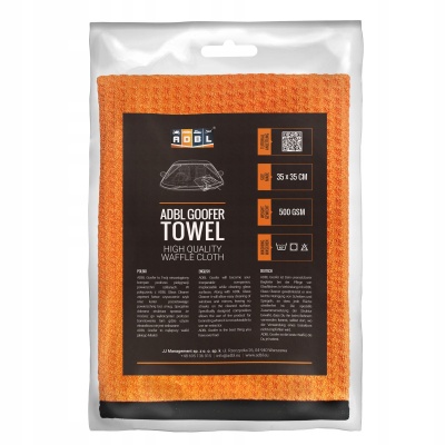 ADBL Goofer Towel 35x35cm pomarańczowy