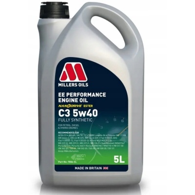 Millers oils EE LONGLIFE 5W40 5L 7806