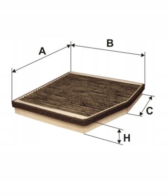 Filtron K 1104A Filtr kabiny weglowy - obrazek 3