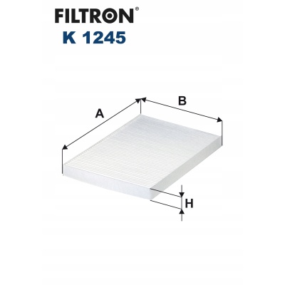 Filtron K 1245 Filtr kabiny - obrazek 1