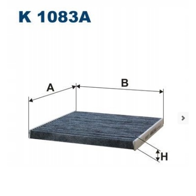 Filtron K 1083A Filtr kabiny weglowy - obrazek 1