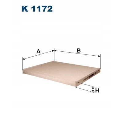 Filtron K 1172 Filtr Kabinowy - obrazek 1