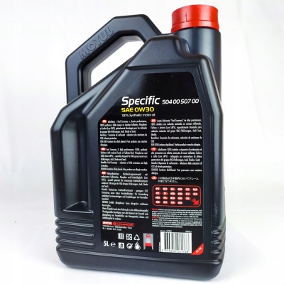 Motul Specific 504 00 507 00 0W-30 5L - obrazek 3