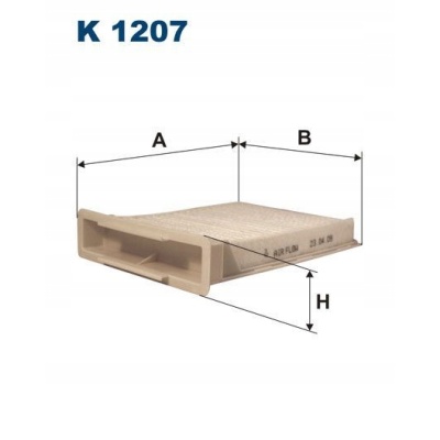 Filtron K 1207 Filtr kabinowy - obrazek 1