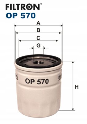 Filtron OP 570 Filtr oleju - obrazek 4