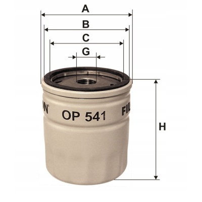 Filtron OP 541 Filtr oleju - obrazek 5