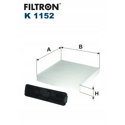 Filtron K 1152 Filtr kabiny samochodowy - obrazek 1