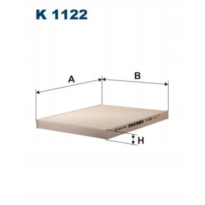 Filtron K 1122 Filtr kabiny samochodowy - obrazek 1