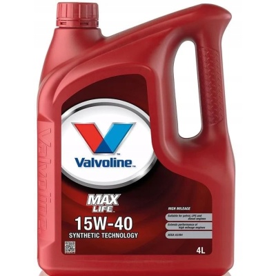 Olej silnikowy Valvoline Max Life 15W40 4L - obrazek 1