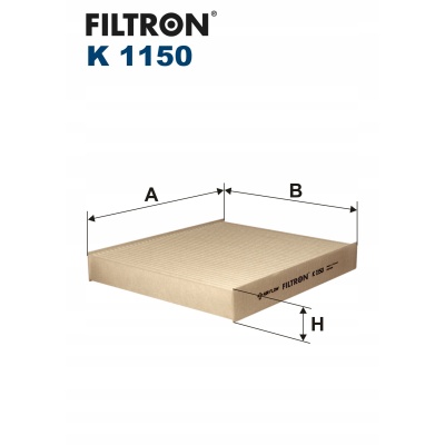 Filtron K 1150 Filtr kabiny samochodowy - obrazek 1