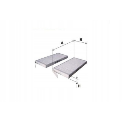 Filtron K 1248-2x Filtr kabinowy - obrazek 1