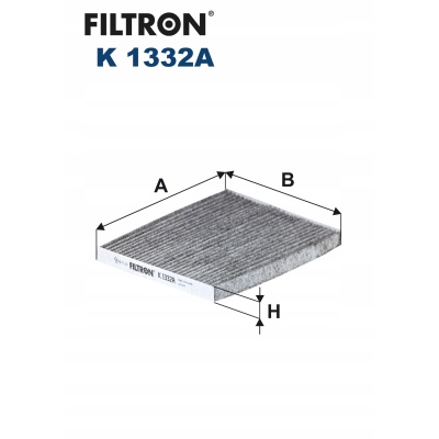 Filtron K 1332A Filtr kabiny węglowy - obrazek 2