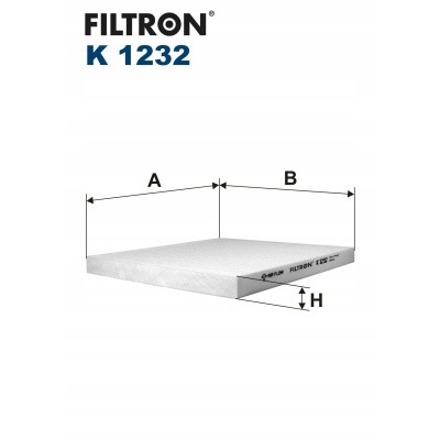 Filtron K 1232 Filtr kabiny samochodowy - obrazek 1