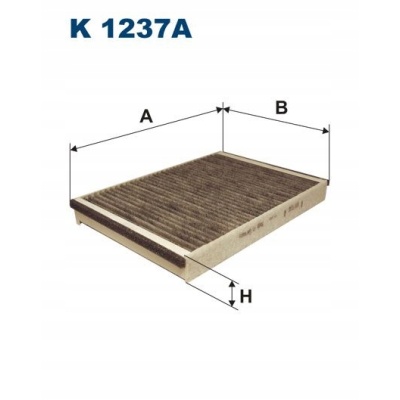 Filtron K 1237A Filtr kabiny węglowy samochodowy - obrazek 1