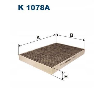 Filtron K 1078A Filtr kabiny węglowy samochodowy - obrazek 2