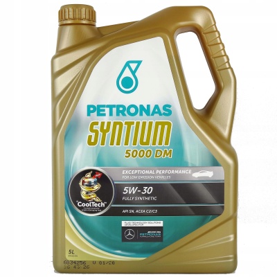 Olej silnikowy Petronas Syntium 5000 DM 5W-30 5L - obrazek 1