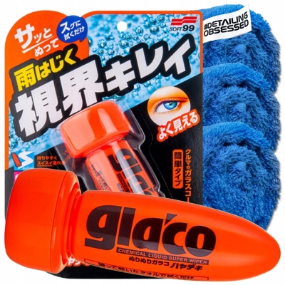 SOFT99 GLACO ROLL ON INSTANT DRY 75ml niewidzialna - obrazek 4