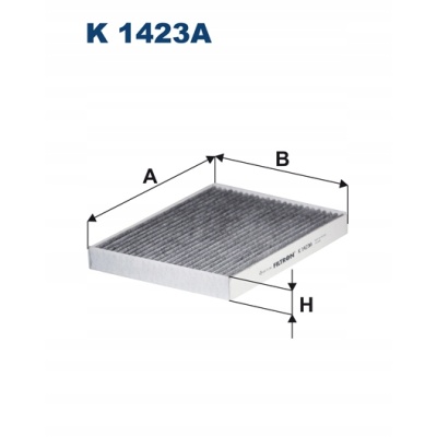 Filtron K 1423A Filtr, wentylacja przestrzeni pasażerskiej - obrazek 3