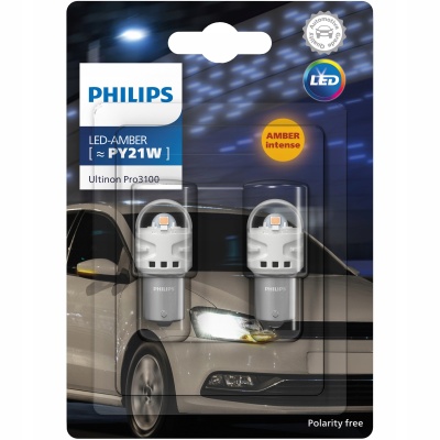 Żarówki LED Philips Ultinon Pro3100 SI 11496AU31B2 PY21W 2,15 W 2 szt. - obrazek 4