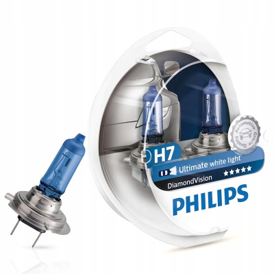 Żarówki samochodowe Philips H7 55 W 2 szt. 12972DVS2 - obrazek 4