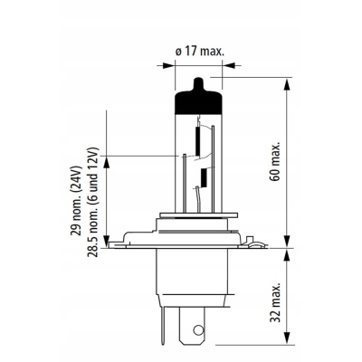 Osram H4 60/55 W 64193ULT-HCB 2 - obrazek 2