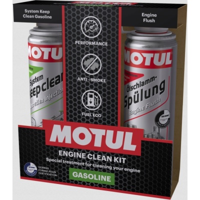 MOTUL ENGINE CLEAN KIT płukanka silnika + czysty układ paliwowy BENZYNA - obrazek 1