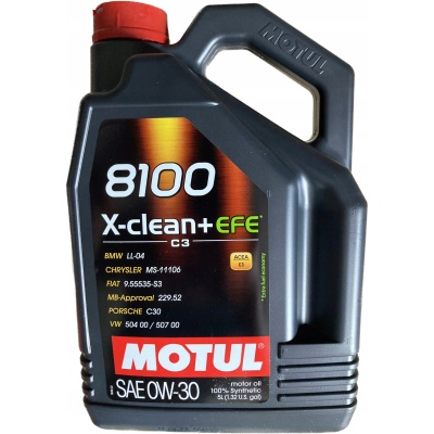 Olej silnikowy Motul X-clean+ EFE 5 l 0W-30 - obrazek 2