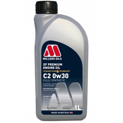 Olej syntetyczny Millers Oils XF Premium C2 1 l 0W-30 7997