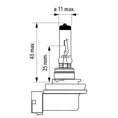 Osram H11 12V 55W 64211-01B 1 - obrazek 2