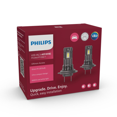 Żarówki Philips ULTINON ACCESS H4 20 W 2 szt. 11342U2500C2 - obrazek 5