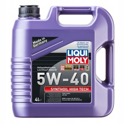 Olej silnikowy LIQUI MOLY 2194 synthoil High Tech 5-40 4L - obrazek 3