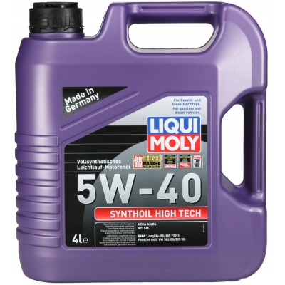 Olej silnikowy LIQUI MOLY 2194 synthoil High Tech 5-40 4L - obrazek 4