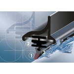 Pióro wycieraczki Bosch 3397007638 przód 650/530mm - obrazek 8