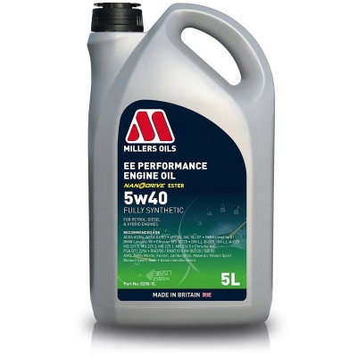 Olej syntetyczny Millers Oils EE Performance 5 l 5W-40 8208