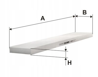 Filtron K 1024 Filtr, wentylacja przestrzeni pasażerskiej - obrazek 3