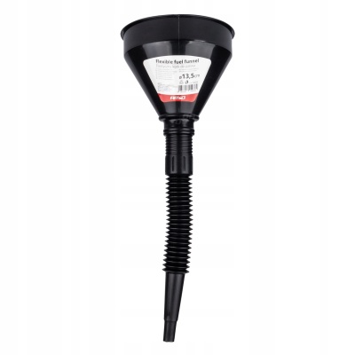 LEJEK ELASTRYCZNY CZARNY UNIWERSLANY Z SITKIEM DO PALIWA CIECZY WODY 13,5cm