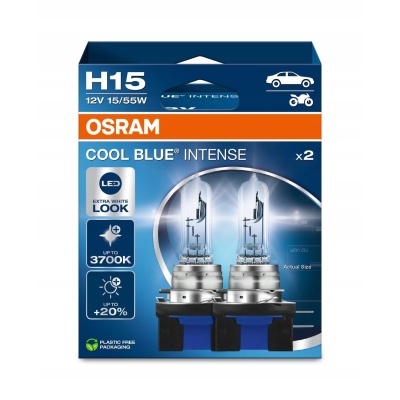 Żarówki Osram Cool Blue Intense NextGen H15 55/15 W 2 szt. 64176CBN-2HB