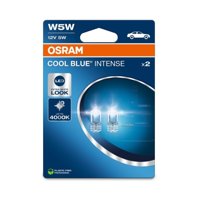 Żarówki Osram Cool Blue Intense W5W 5 W 2 szt. 2825CBN-2BL