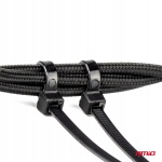 Opaski zaciskowe plastikowe czarne długie zestaw 60 szt. AMIO-04315 - obrazek 5