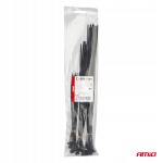 Opaski zaciskowe plastikowe czarne długie zestaw 60 szt. AMIO-04315 - obrazek 6