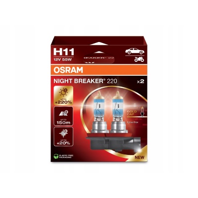 Żarówki Osram H11 55 W 2 szt. 64211NB220-2HB