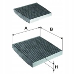 Filtron K 1336A-2x Filtr, wentylacja przestrzeni pasażerskiej - obrazek 5