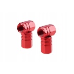 Nakrętki na wentyle Amio 02238 czerwone 4 szt. - obrazek 3