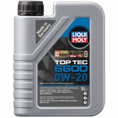 Olej silnikowy Liqui Moly TOP TEC 6600 1 l 0W-20 LM 21410