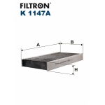 FILTRON FILTR KABINY WĘGLOWY K 1147A - obrazek 2