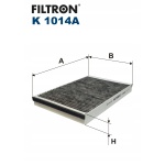 Filtron K 1014A Filtr, wentylacja przestrzeni pasażerskiej - obrazek 4