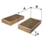 Filtron K 1200A-2x Filtr, wentylacja przestrzeni pasażerskiej - obrazek 7